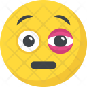 پیش‌نمایش فایل black-eye-emoji-1 از پک شکلک خندان ۶