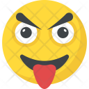 پیش‌نمایش فایل crazy-face-24 از پک شکلک خندان ۶