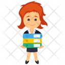 پیش‌نمایش فایل businesswoman-with-files از پک شخصیت‌های کسب و کار