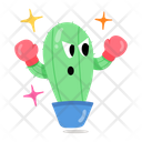 پیش‌نمایش فایل cactus-boxing-7398011 از پک استیکرهای بامزه