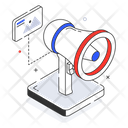 پیش‌نمایش فایل media-platform-7531729 از پک بازاریابی ایزومتریک (سه بعدی)