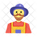 پیش‌نمایش فایل hand-drawn-icon-vector-of-farmer-7478273 از پک مزرعه