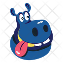 پیش‌نمایش فایل hippopotamus-7456108 از پک استیکرهای حیوانات