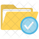 پیش‌نمایش فایل folder-with-check-mark از پک ذخیره‌سازی داده و پایگاه‌های داده