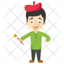 پیش‌نمایش فایل boy-cartoon-painter از پک کارتون کودکان