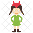پیش‌نمایش فایل cartoon-devil-girl از پک کارتون کودکان