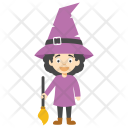 پیش‌نمایش فایل cartoon-girl-witch-1 از پک کارتون کودکان