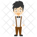 پیش‌نمایش فایل cartoon-kid-butler از پک کارتون کودکان