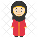 پیش‌نمایش فایل cartoon-muslim-girl از پک کارتون کودکان