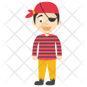 پیش‌نمایش فایل cartoon-pirate-boy-1 از پک کارتون کودکان