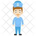 پیش‌نمایش فایل cartoon-sailor از پک کارتون کودکان