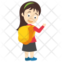 پیش‌نمایش فایل cartoon-school-girl-1 از پک کارتون کودکان