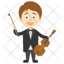 پیش‌نمایش فایل cartoon-violinist از پک کارتون کودکان