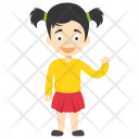 پیش‌نمایش فایل child-waving از پک کارتون کودکان