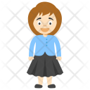 پیش‌نمایش فایل cute-cartoon-girl از پک کارتون کودکان
