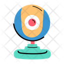 پیش‌نمایش فایل modern-hand-drawn-icon-of-web-camera-7476311 از پک پادکست