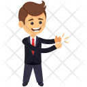پیش‌نمایش فایل businessman-clapping-hands-1 از پک شخصیت‌های کسب و کار