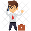 پیش‌نمایش فایل businessman-telephoning از پک شخصیت‌های کسب و کار
