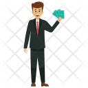 پیش‌نمایش فایل businessman-holding-banknotes از پک افراد کسب و کار