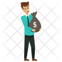پیش‌نمایش فایل businessman-holding-money-bag-3 از پک افراد کسب و کار