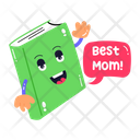 پیش‌نمایش فایل mom-book-7945037 از پک استیکرهای روز مادر مبارک