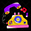 پیش‌نمایش فایل old-telephone-7910534 از پک استیکرهای موسیقی