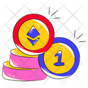 پیش‌نمایش فایل ethereum-coins-7930892 از پک استیکرهای ارز دیجیتال