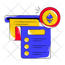 پیش‌نمایش فایل ethereum-invoice-7930921 از پک استیکرهای ارز دیجیتال