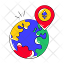 پیش‌نمایش فایل global-ethereum-7930913 از پک استیکرهای ارز دیجیتال