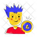 پیش‌نمایش فایل litecoin-investor-7930878 از پک استیکرهای ارز دیجیتال