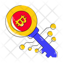پیش‌نمایش فایل modern-flat-sticker-of-bitcoin-key-7930927 از پک استیکرهای ارز دیجیتال