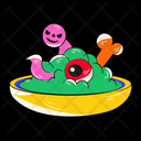 پیش‌نمایش فایل creepy-food-7909501 از پک استیکرهای جادوگر