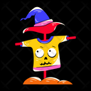 پیش‌نمایش فایل halloween-scarecrow-7909459 از پک استیکرهای جادوگر
