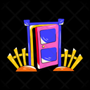 پیش‌نمایش فایل haunted-door-7909486 از پک استیکرهای جادوگر