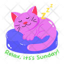 پیش‌نمایش فایل cat-napping-7975769 از پک روزهای هفته