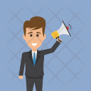 پیش‌نمایش فایل business-announcement-8 از پک شخصیت‌های نیم‌تنه ایده و مفهوم کسب و کار