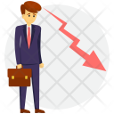 پیش‌نمایش فایل business-loss-8 از پک شکست کسب و کار و مدیر متضرر و بدهکار