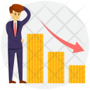 پیش‌نمایش فایل businessman-in-loss-1 از پک شکست کسب و کار و مدیر متضرر و بدهکار