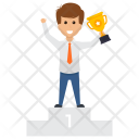 پیش‌نمایش فایل employer-trophy از پک تاجر در دفتر کار