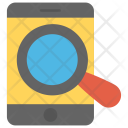 پیش‌نمایش فایل mobile-search-7 از پک آیکن‌های مسطح مدیریت داده ۱