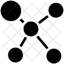 پیش‌نمایش فایل network-topology-16 از پک آیکن‌های گلیف مدیریت داده