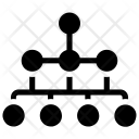 پیش‌نمایش فایل hierarchical-network-1 از پک آیکن‌های گلیف مدیریت داده ۲