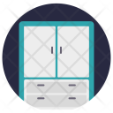 پیش‌نمایش فایل cupboard-199 از پک آیکن‌های مسطح مبلمان ۱