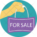 پیش‌نمایش فایل for-sale-sign-34 از پک آیکن‌های مسطح املاک ۱