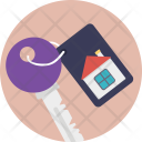 پیش‌نمایش فایل house-key-49 از پک آیکن‌های مسطح املاک ۱