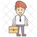 پیش‌نمایش فایل going-to-office از پک روال روزمره کارمند خوشحال حقوق‌بگیر