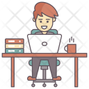 پیش‌نمایش فایل online-studies از پک روال روزمره کارمند خوشحال حقوق‌بگیر
