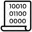 پیش‌نمایش فایل binary-file-17 از پک آیکن‌های خطی مدیریت داده ۱