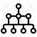 پیش‌نمایش فایل hierarchical-network-model از پک آیکن‌های خطی مدیریت داده ۲