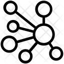 پیش‌نمایش فایل network-topology-19 از پک آیکن‌های خطی مدیریت داده ۲